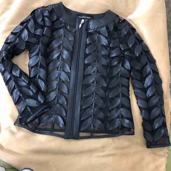 COPY - Rare Luxury Leaf Jacket NWOT - Picture 2 of 8